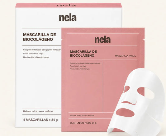 Mascarilla Biocolágeno - Pack 4 Unidades