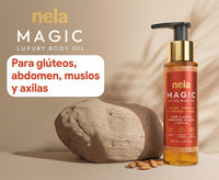 Aceite Corporal Mágico para glúteos, abdomen, muslos y axilas